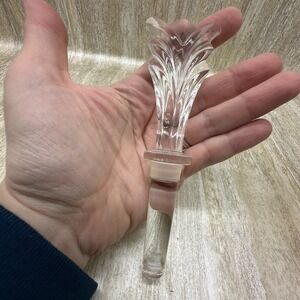 TOWLE Worcester Sydney Full Lead Crystal Bottle Decanter Stopper Made in Austria